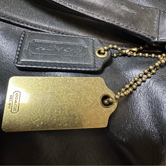 Coach Bleecker Leather Messenger Briefcase - Picture 5 of 6